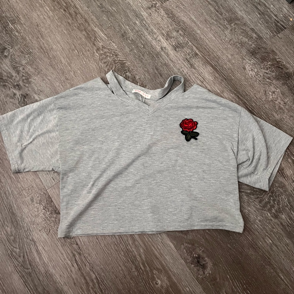 Rose Crop Top